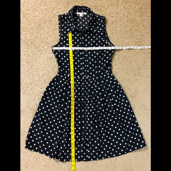 Forever 21 Buttons Up Shirt Dress Polka Dot size S Summer - Picture 5 of 12